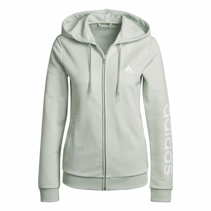 Chándal Mujer Adidas Logo French Terry Verde 6