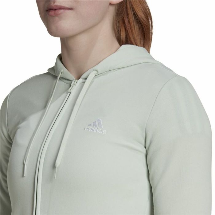 Chándal Mujer Adidas Logo French Terry Verde 1