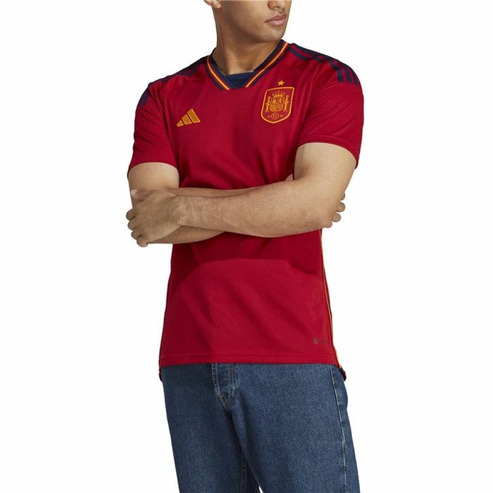 Camiseta de Fútbol de Manga Corta Hombre Adidas Spain 5