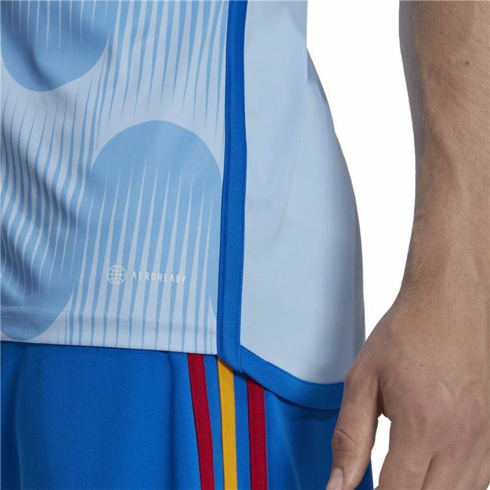 Camiseta de Fútbol de Manga Corta Hombre Adidas 2ª Equipación España 22 Azul claro 2