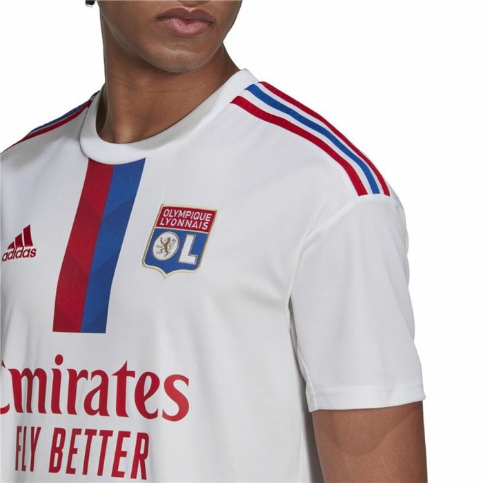 Camiseta de Fútbol de Manga Corta Hombre Adidas Olympique de Lyon 22/23 First Kit 2