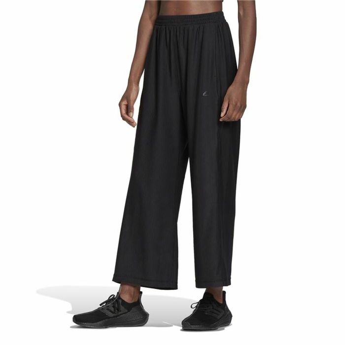 Pantalón Largo Deportivo Adidas Stu 7/8 Mujer Negro 5