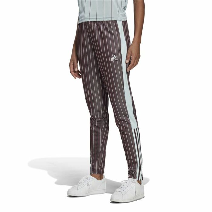 Pantalón Largo Deportivo Adidas Marrón Mujer 5