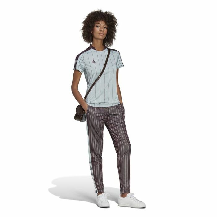 Pantalón Largo Deportivo Adidas Marrón Mujer 3