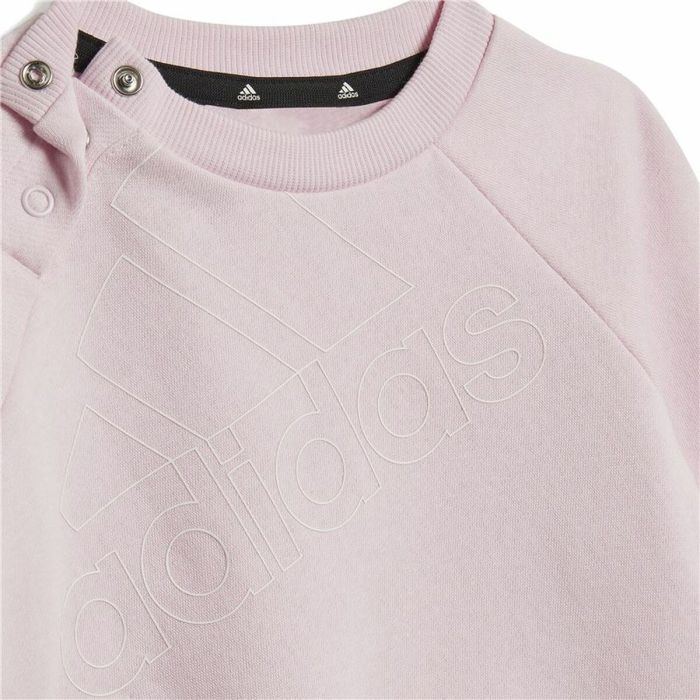Conjunto Deportivo para Niños Adidas Essentials Logo Rosa 3