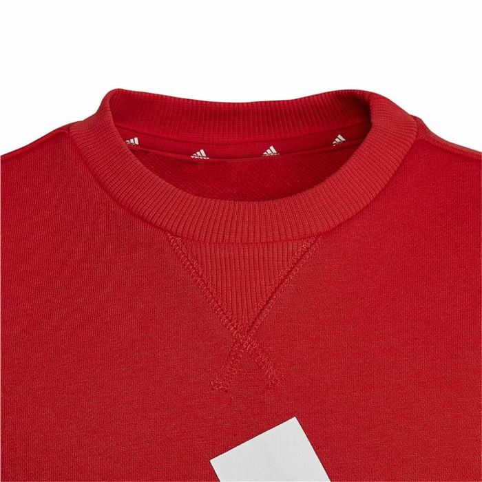 Sudadera sin Capucha Niño Adidas Essentials Rojo 3