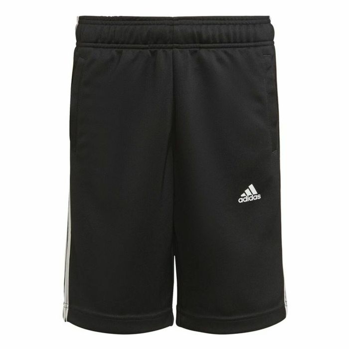 Pantalones Cortos Deportivos para Niños Adidas D2M 3 Stripes Negro