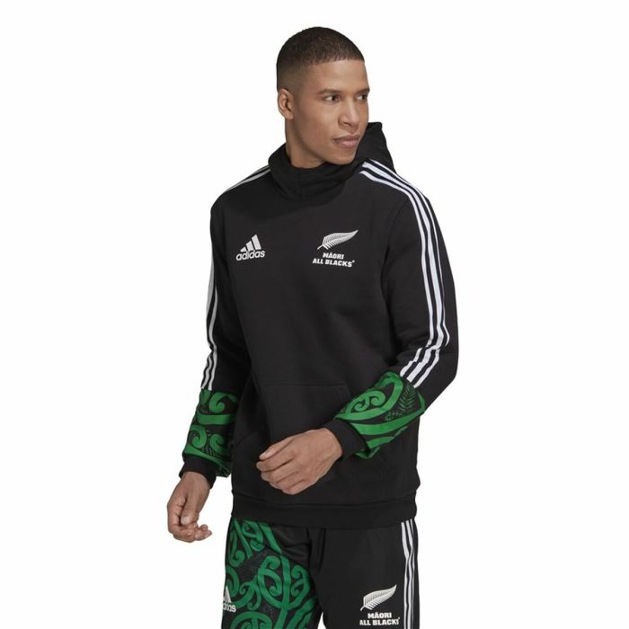 Sudadera con Capucha Hombre Adidas Maori Negro 7