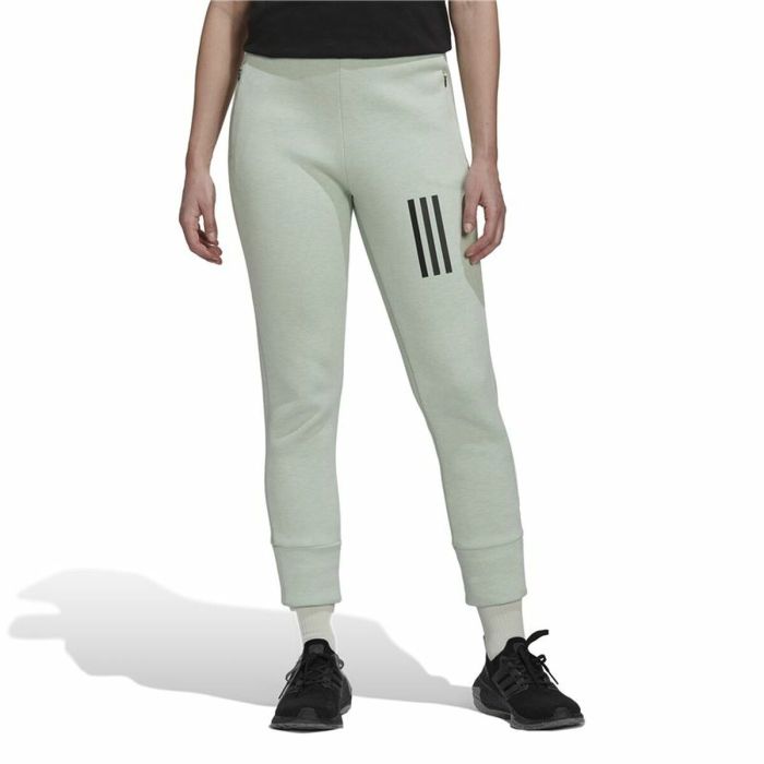 Pantalón Largo Deportivo Adidas Mission Victory High-Waist Mujer Beige 5