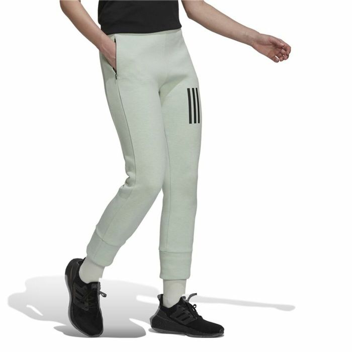 Pantalón Largo Deportivo Adidas Mission Victory High-Waist Mujer Beige 3