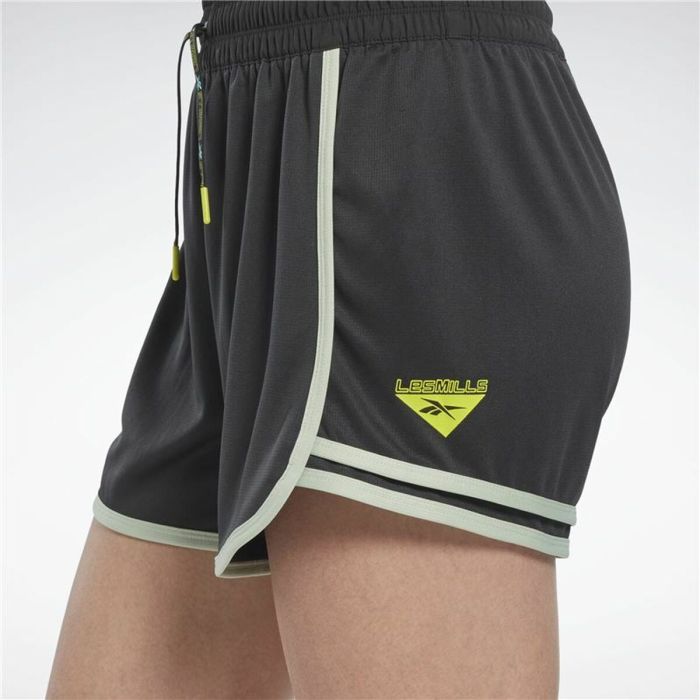 Pantalón Corto Deportivo Reebok Les Mills Mujer Negro 1