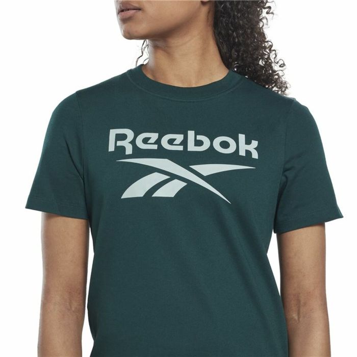 Camiseta de Manga Corta Mujer Reebok  Identity Cian 3