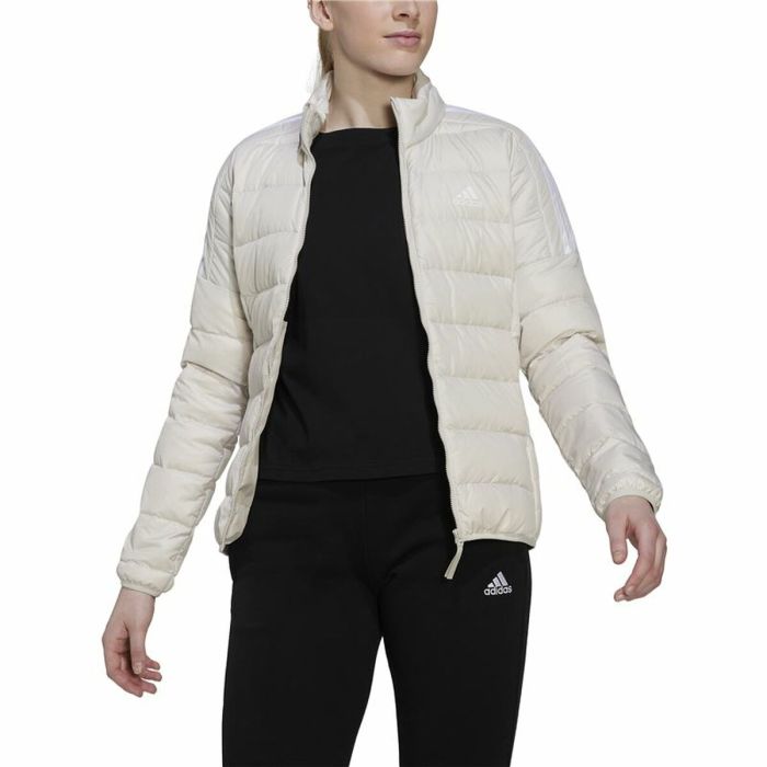 Chaqueta Deportiva para Mujer Adidas Essentials Blanco 7