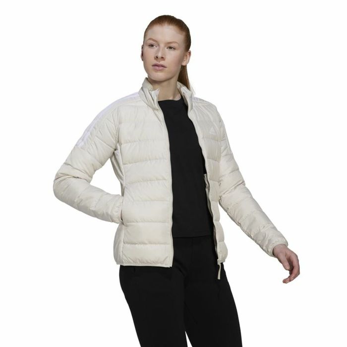 Chaqueta Deportiva para Mujer Adidas Essentials Blanco 5