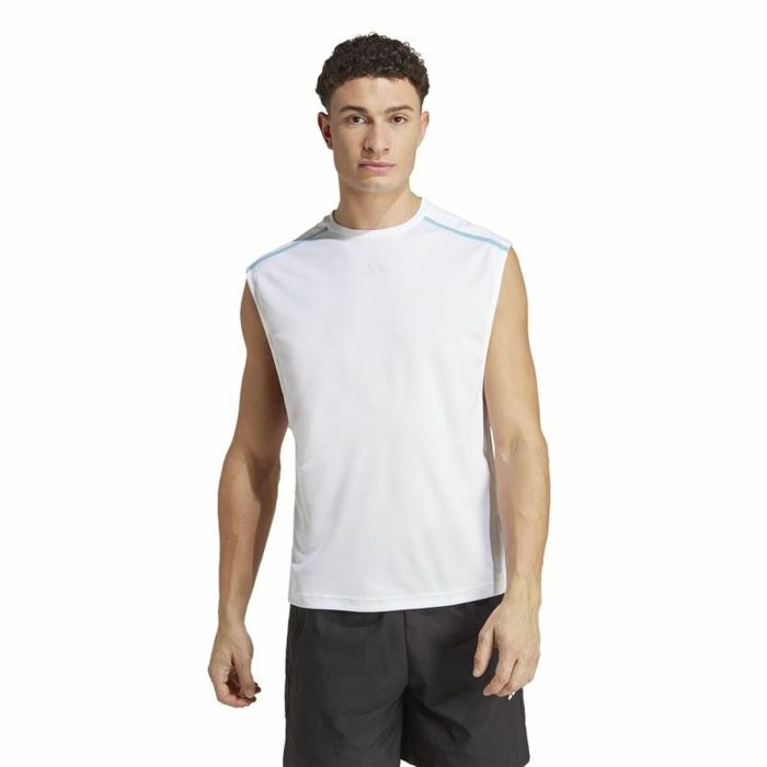 Camiseta para Hombre sin Mangas Adidas Base Blanco 6