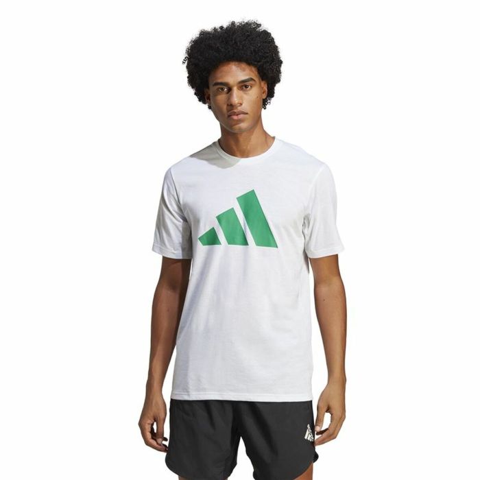 Camiseta de Manga Corta Hombre Adidas Train Essentials Blanco 6