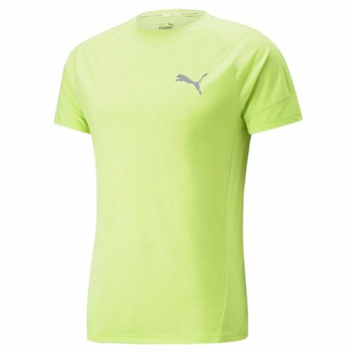 Camiseta de Manga Corta Hombre Puma Evostripe Verde 0 Camiseta de Manga Corta Hombre Puma Evostripe Verde 0