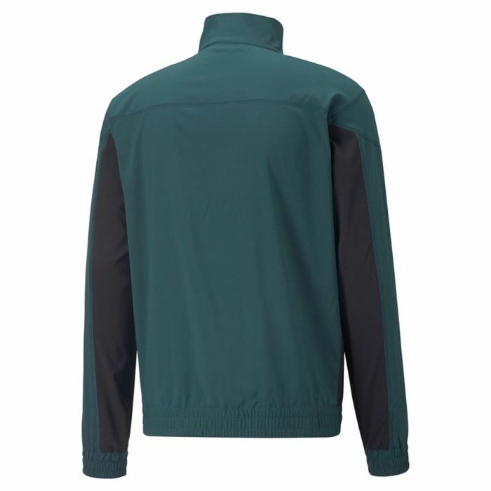 Sudadera sin Capucha Hombre Puma Fit Woven Training Verde 4