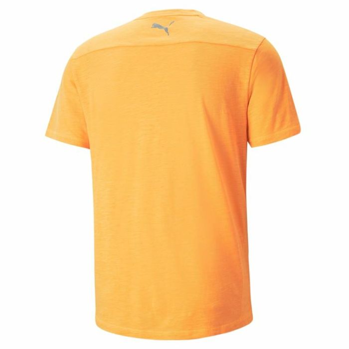 Camiseta de Manga Corta Hombre Puma Amarillo 2