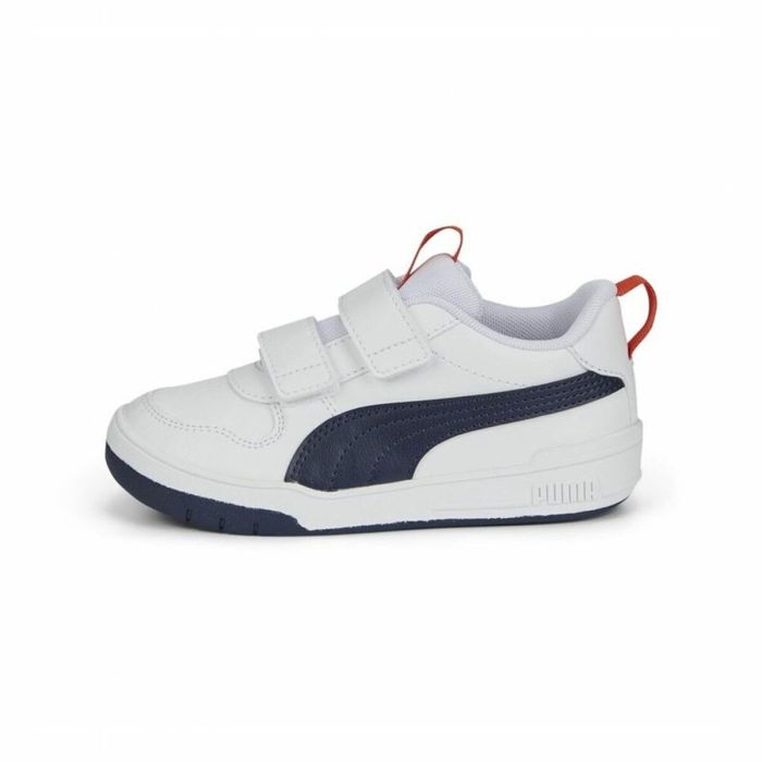 Zapatillas Deportivas Infantiles Puma Multiflex Blanco 5