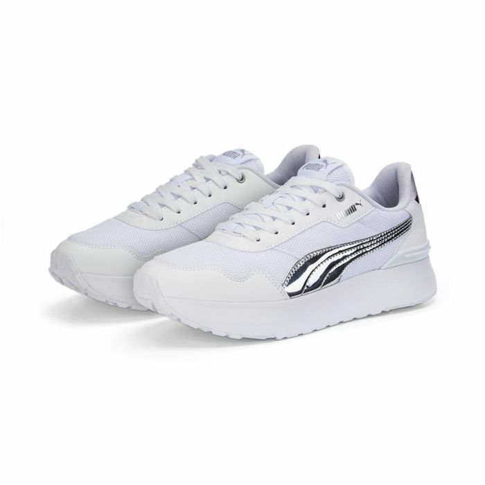 Zapatillas Deportivas Mujer Puma R78 Voyage Distressed  Blanco 2