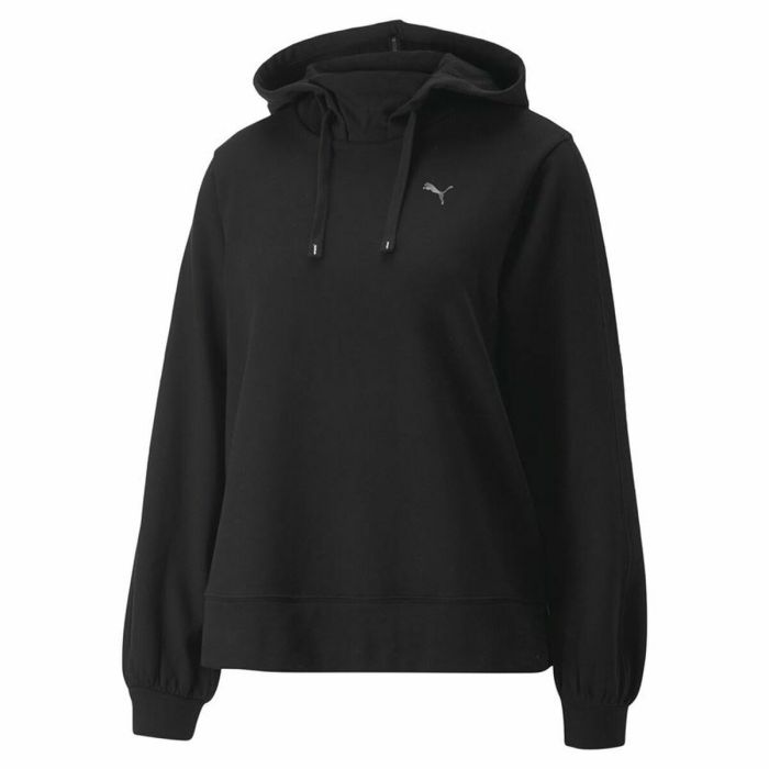 Sudadera con Capucha Mujer Puma Negro