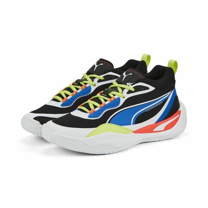 Zapatillas de Running para Niños Puma Playmaker Negro Multicolor 2