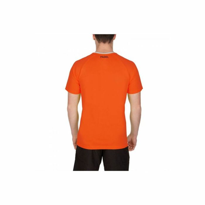 Camiseta de Manga Corta Hombre Puma Team Liga Pádel Naranja 1