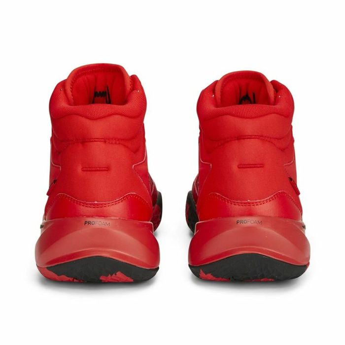 Zapatillas de Baloncesto para Adultos Puma Playmaker Pro Mid Rojo 1