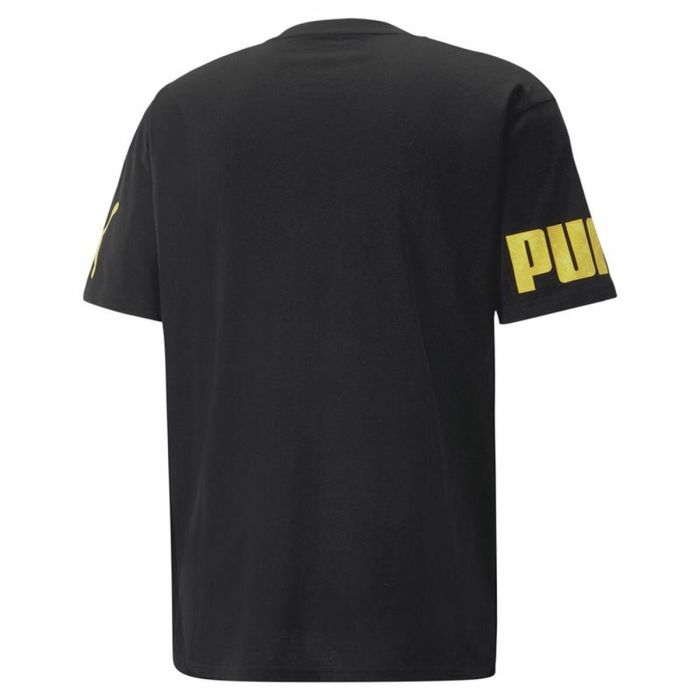 Camiseta de Manga Corta Hombre Puma Power Summer Negro Unisex 1