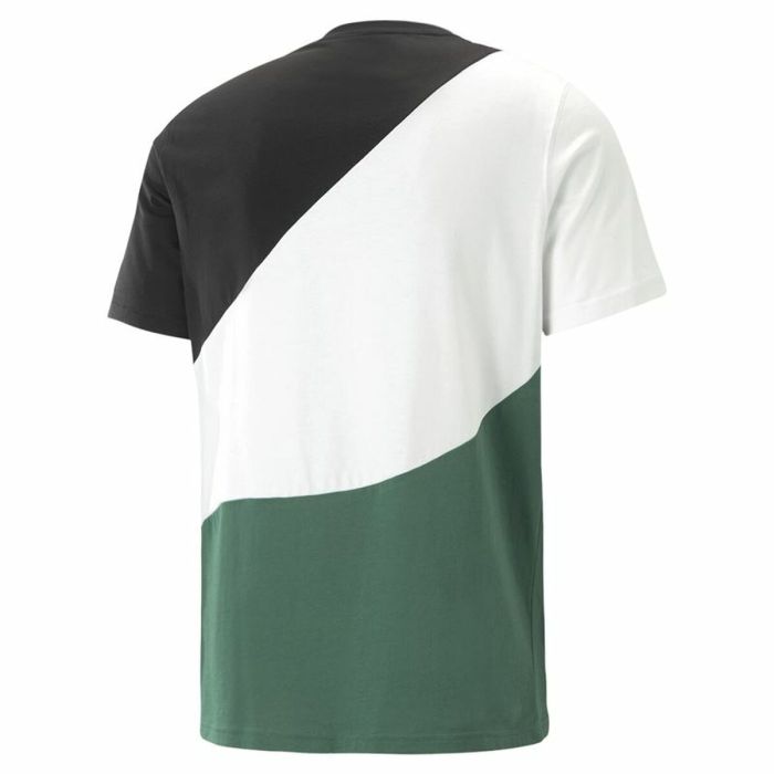 Camiseta Puma Power Cat Verde Hombre 1