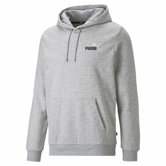 Sudadera con Capucha Hombre Puma Ess+ 2 Col Small Log Gris