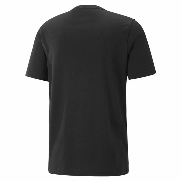 Camiseta de Manga Corta Hombre Puma Essentials + 2 Col Logo Negro 1