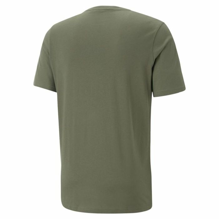 Camiseta de Manga Corta Hombre Puma Ess Tape Camo Moss S Verde Oliva 1