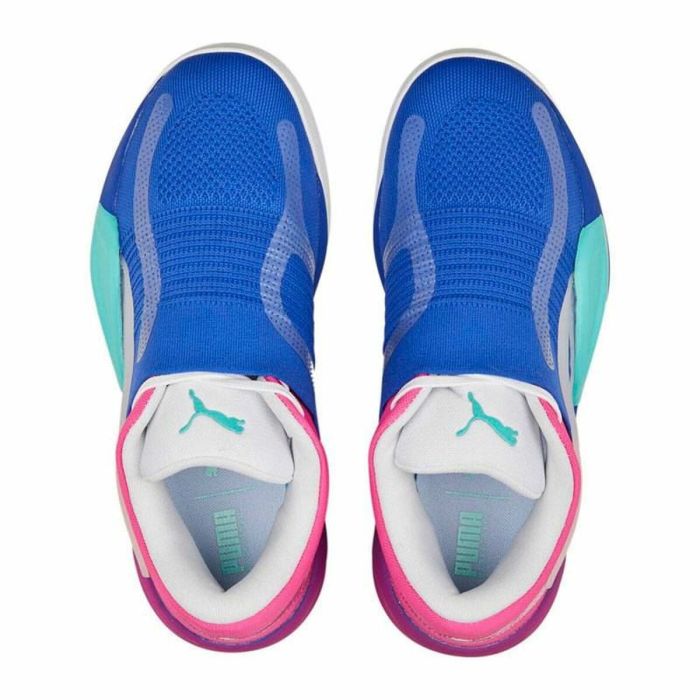 Zapatillas de Baloncesto para Adultos Puma Rise Rosa Azul 2