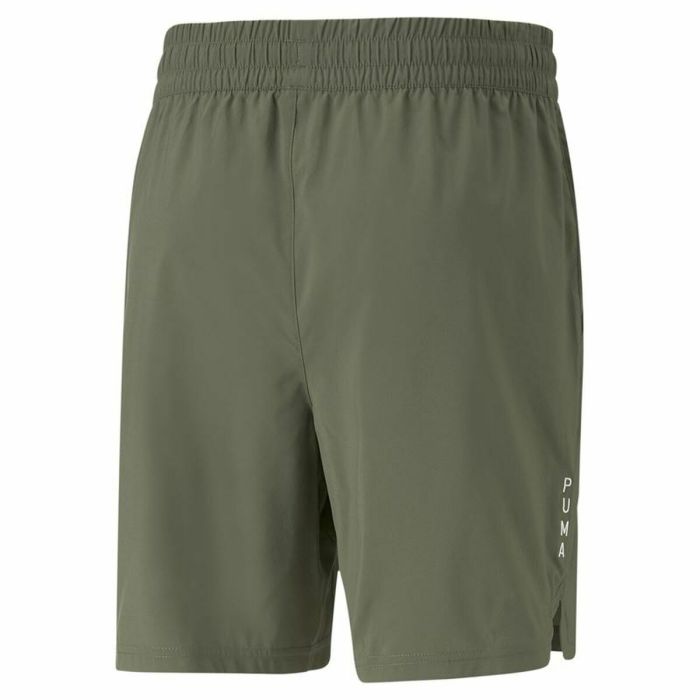 Pantalón Corto Deportivo Puma Studio Foundation Verde Oliva 1