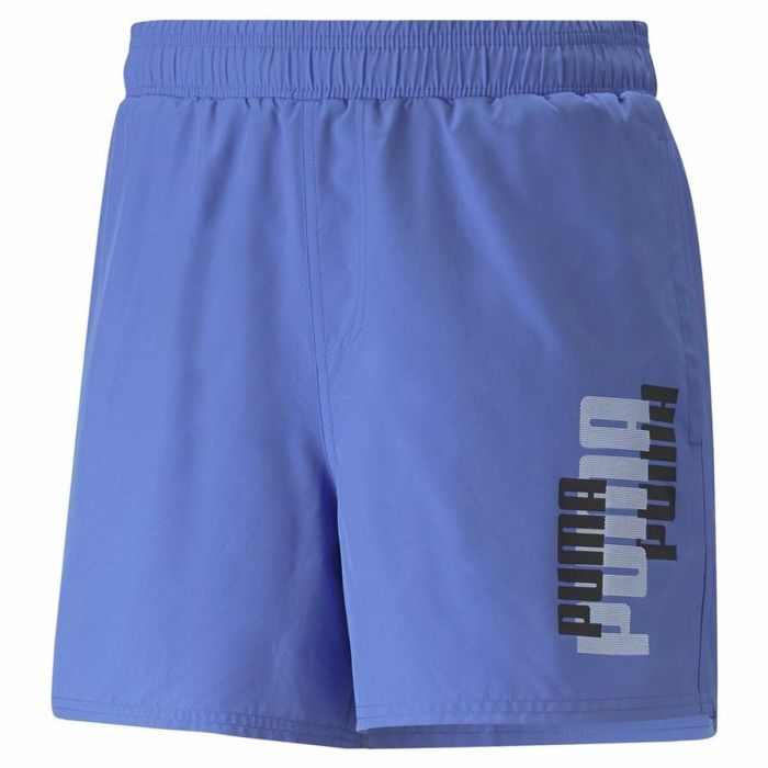Pantalones Cortos Deportivos para Hombre Puma Ess+ Logo Power Azul
