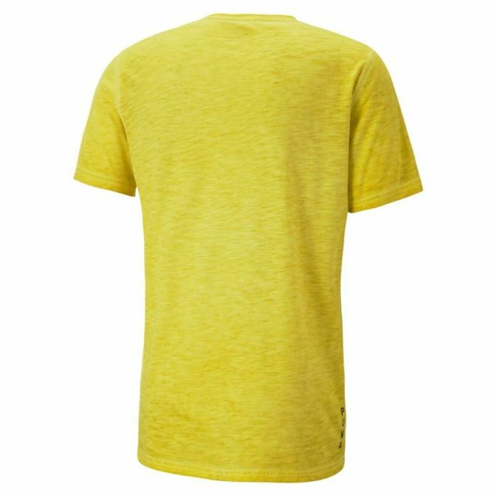 Camiseta de Manga Corta Hombre Puma Studio Foundation Amarillo 1