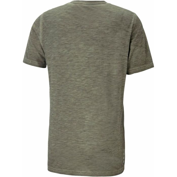 Camiseta de Manga Corta Hombre Puma Studio Foundation Verde Oliva 7