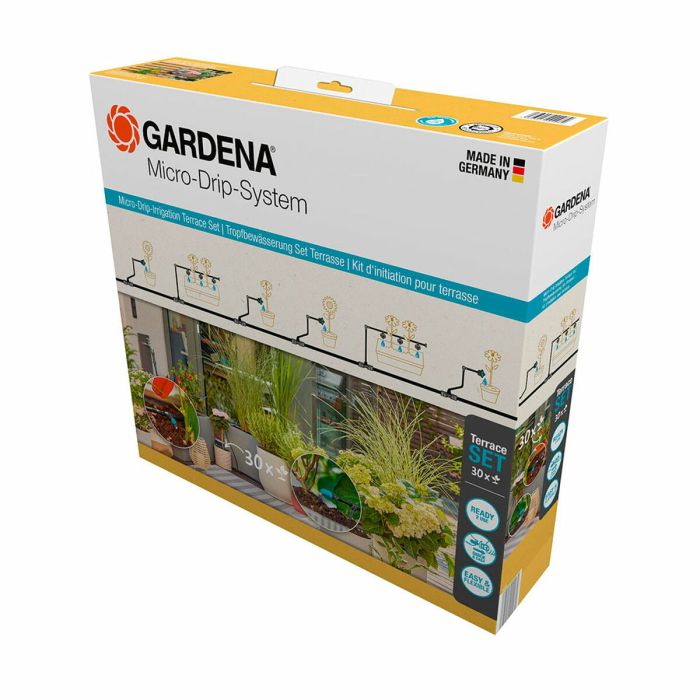 Sistema de Riego Automático por Goteo para Macetas Gardena 13400-20