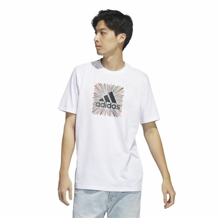 Camiseta de Manga Corta Hombre Adidas Sport Optimist (XS) 6