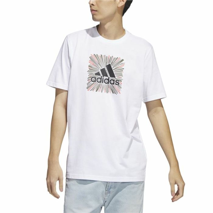 Camiseta de Manga Corta Hombre Adidas Sport Optimist (XS) 5