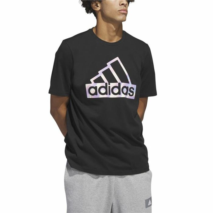 Camiseta de Manga Corta Hombre Adidas Future Negro (L) 5