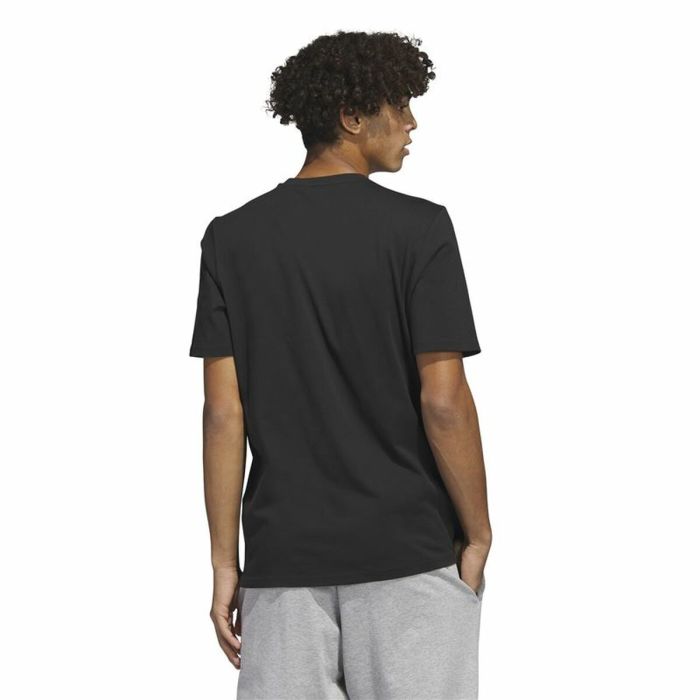 Camiseta de Manga Corta Hombre Adidas Future Negro (L) 4