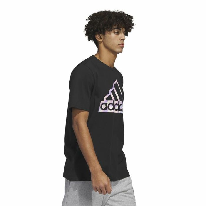 Camiseta de Manga Corta Hombre Adidas Future Negro (L) 3