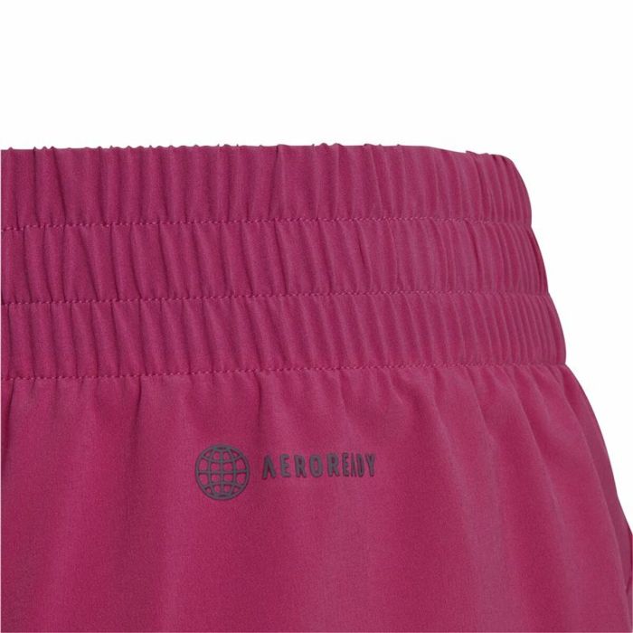 Pantalones Cortos Deportivos para Niños Adidas 3 Stripes Rosa oscuro 3