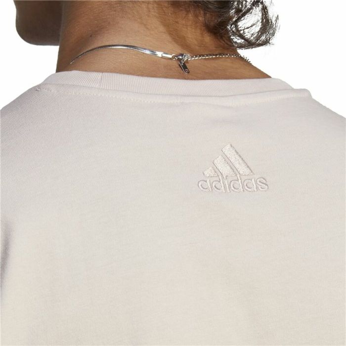 Camiseta de Manga Corta Hombre Adidas Essentials Beige 1