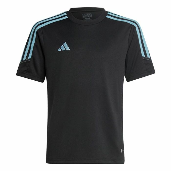 Camiseta de Manga Corta Infantil Adidas Tiro 23 Negro