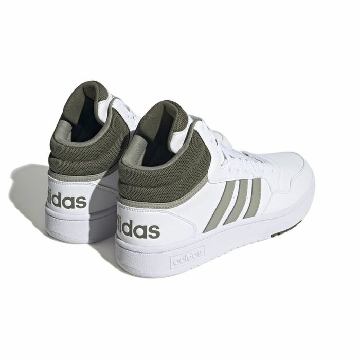 Zapatillas de Baloncesto para Adultos Adidas Hoops 3.0 Mid Blanco 1