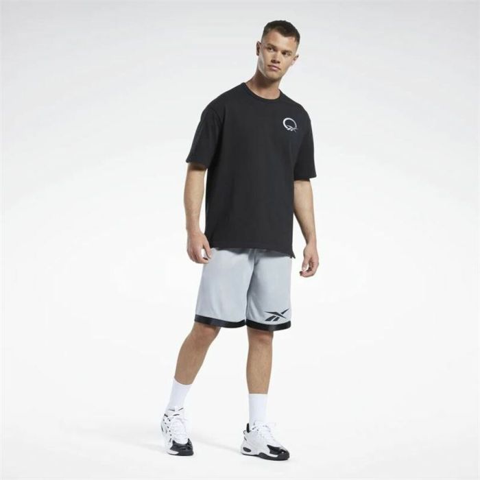 Pantalones Cortos de Baloncesto para Hombre Reebok Gris 2